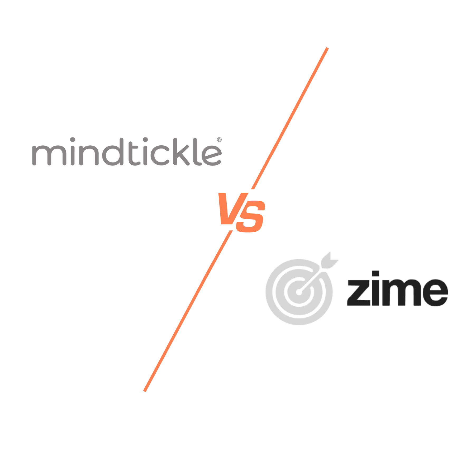 Comparison between Mindtickle and Zime showing different approaches to sales enablement